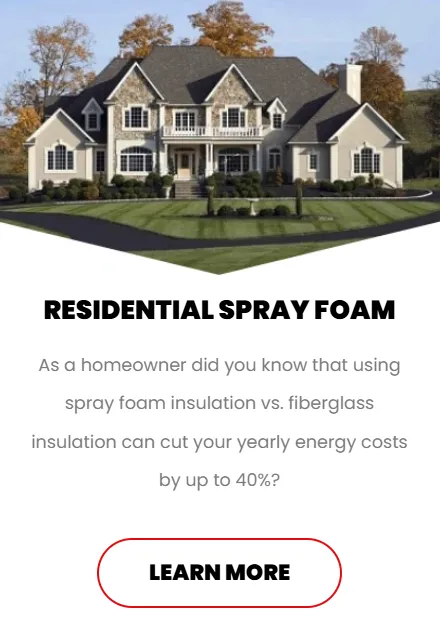Two-story home insulated with spray foam